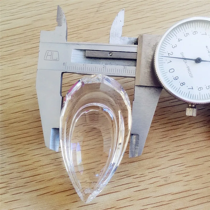 

612pcs/Lot 63mm Europe Style Double Drip Drop Prism Chandelier Pendants For Gorgeous Christmas Home Ornament Free Shipping