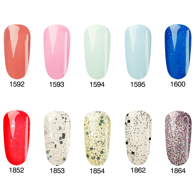 NAILWIND 9 2 мл Гель лак 1467 1864 однотонные УФ гель для ногтей отмачиваемый