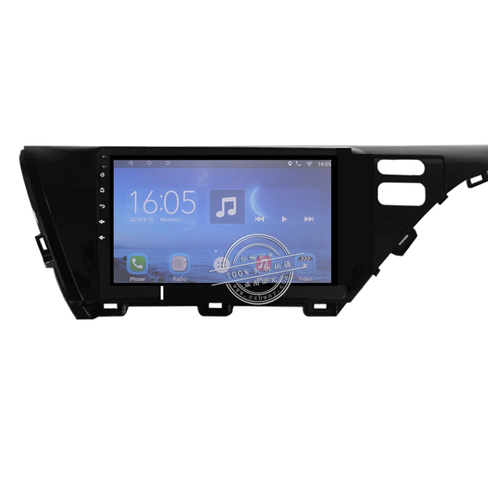 Bway 10.1" 2 din Car radio for Toyota Camry Quadcore Android 7.0.1 car dvd player gps navi with 1 G RAM,16G ROM