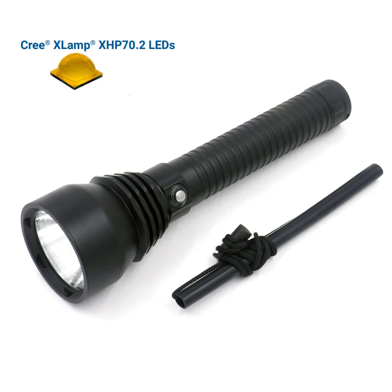 Мощный светодиодный фонарик для дайвинга Cree XHP70.2 XHP70 водонепроницаемый