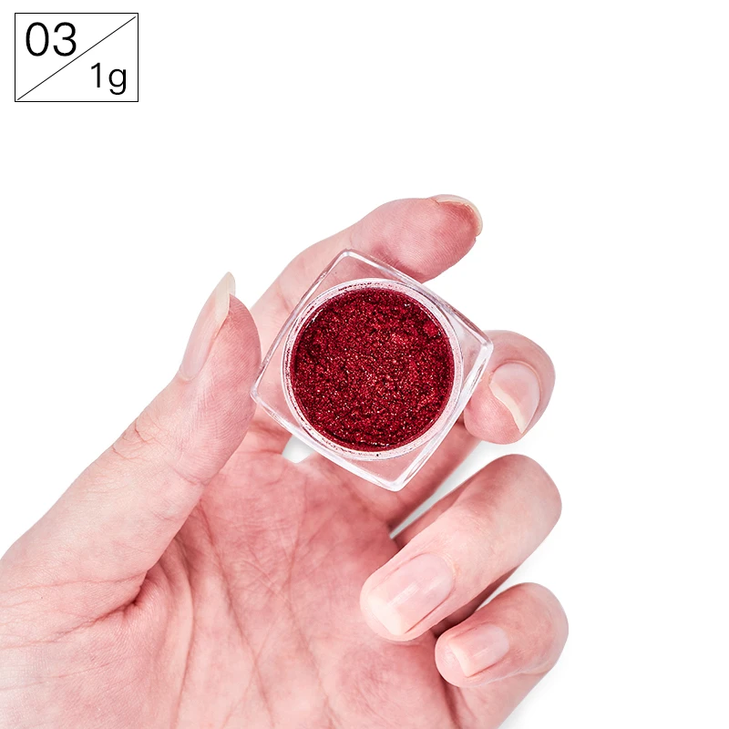 RBAN лак для ногтей зеркальный блеск порошок металлический цвет УФ-гель для дизайна ногтей Полировка хромированные хлопья пигментная пыль украшения Маникюр - Цвет: Z495