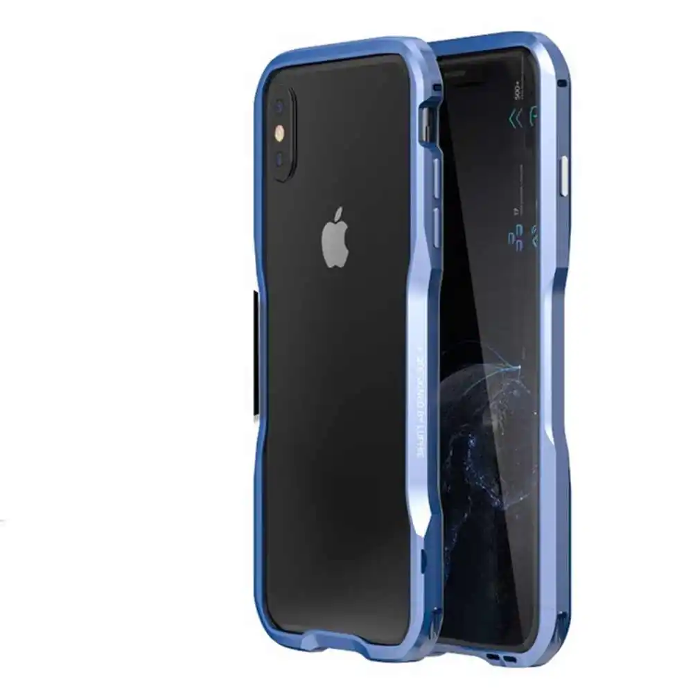 Оригинальный Роскошный Алюминий металла Рамки чехол для iPhone X телефон бампер