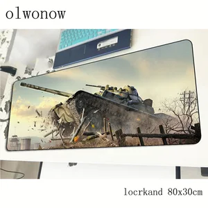 Коврик для мыши World of танки 80x30 см, игровой коврик для мыши, игровой коврик для рождественских игр, компьютерный Настольный коврик для мыши с клавиатурой, большие игровые коврики