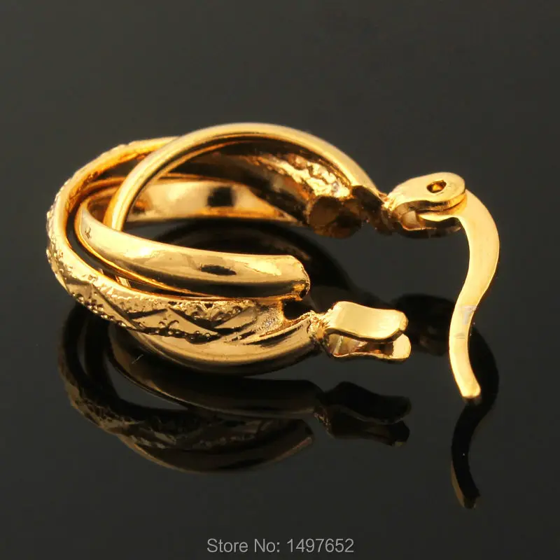 Новое Поступление Золотые серьги кольца для женщин/Золотые ювелирные изделия