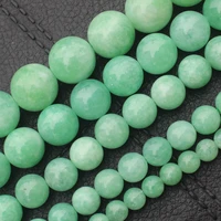 100 natural burmese greenemerald jades 6 14mm round beads for diy jewelry making we provide mixed wholesale for all items