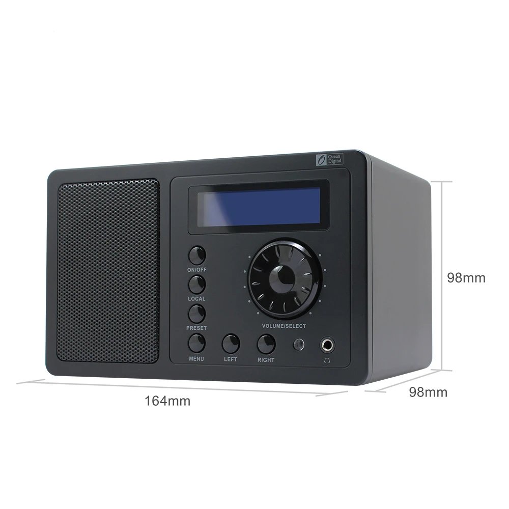 DAB/DAB+/FM радио океан цифровой DB-220B Цифровой Bluetooth Радио многоязычное меню двойной будильник дистанционное управление
