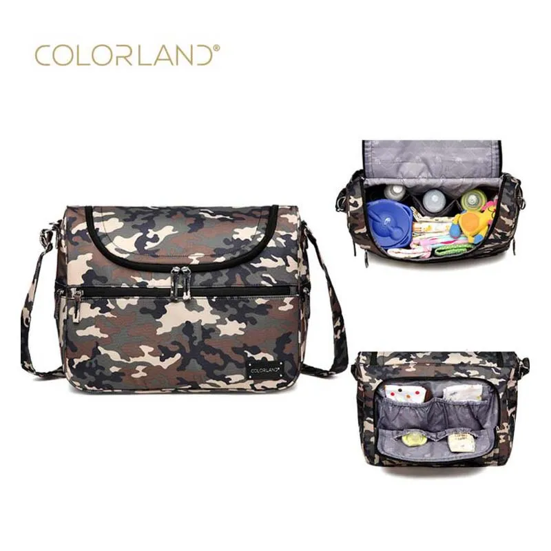 Colorland брендовая камуфляжная Детская сумка для подгузников среднего размера
