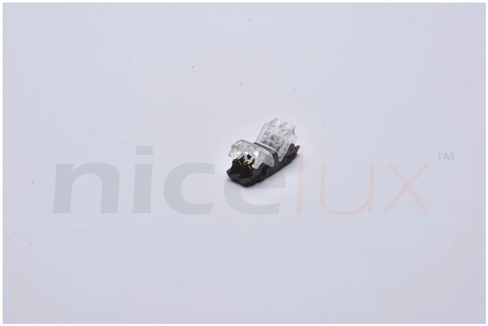 5 шт. I shape Быстрый Сращивание провода проводки электрический разъем для 2 Pin 22-20 AWG для светодиодов ленточный кабель обжимные клеммные блоки проводник