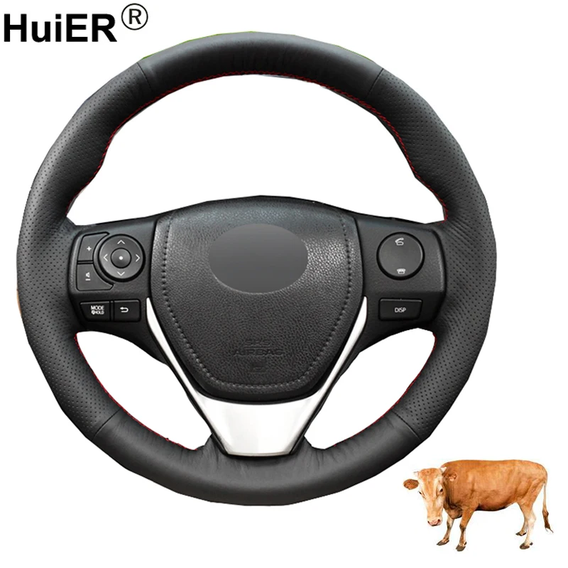 Рукоделие шитья кожа бычьей кожи для Toyota RAV4 2013 2019 Corolla 2014 iM (США) Scion 2016|Чехлы на