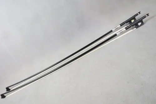 

2pcs high class black Carbon fiber violin bow 4/4,beautiful decoration #7093