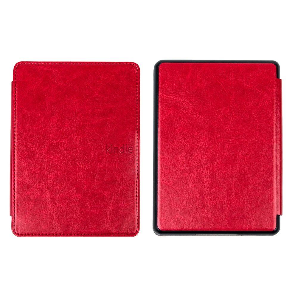 KPW4 FMST RD Чехол-книжка из искусственной кожи чехол для Amazon kindle Paperwhite 4 читалка для kindle Paperwhite 4 6 дюймов Чехол для электронной книги+ пленка+ стилус - Цвет: KPW4 FMST RD