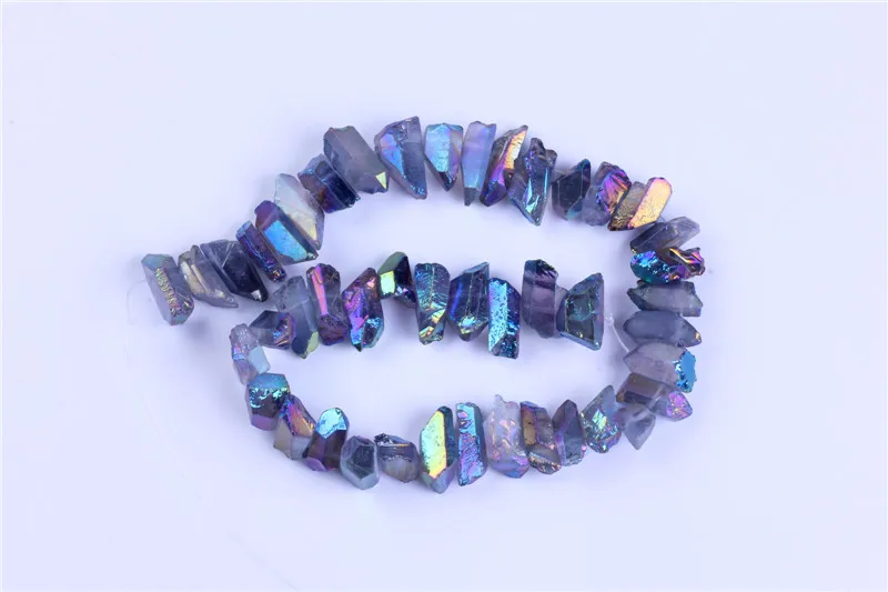 1 нитка титана рок палочки точка Спайк сверла бриолет бусина необработанный