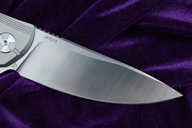 LEMIFSHE JK3215 Flippre складной нож D2 лезвие Титан метеорит узор ручка кухня на открытом воздухе утилита фрукты Ножи EDC инструмент