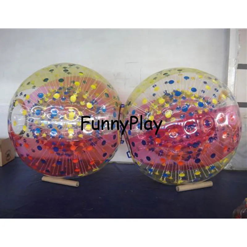 Koop Zorb Bal 3 M Diameter Menselijke Hamster Bal 0.8mm PVC Materiaal Outdoor Game Interactieve Spel Opblaasbare Zorb Bal Voor Koop