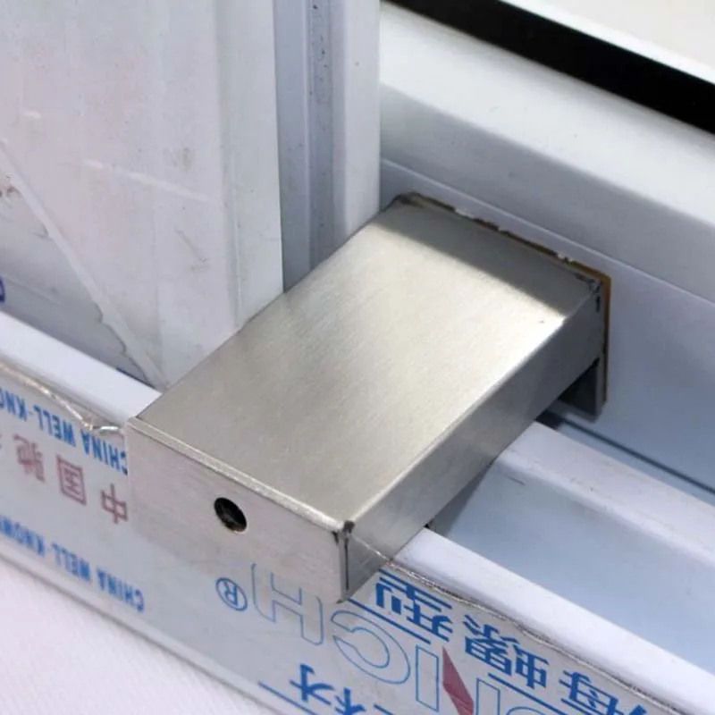 Детский защитный замок пластиковый стальной раздвижной для окна алюминиевый