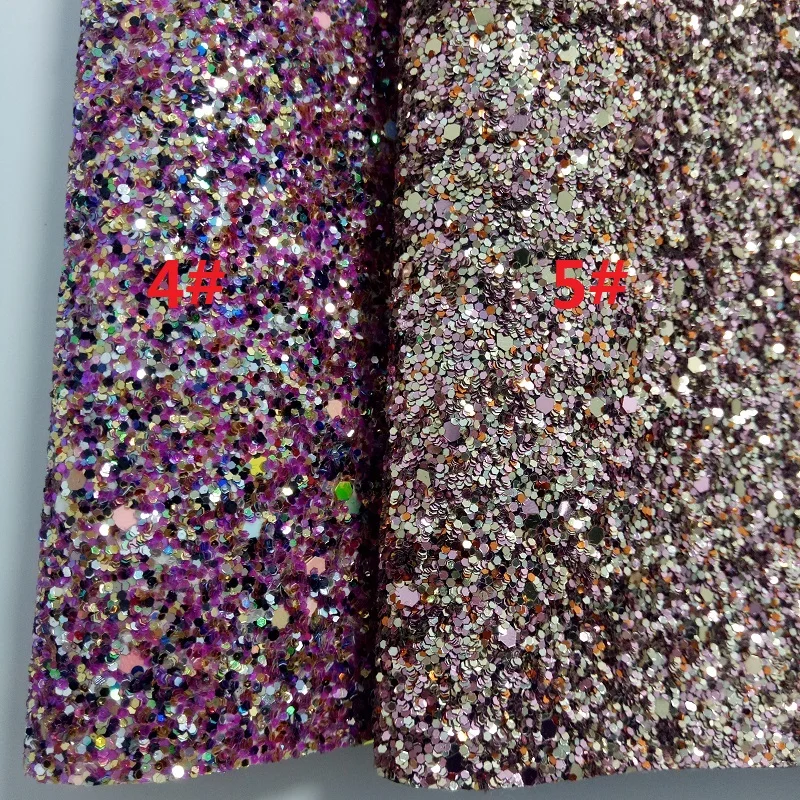 1PCS A4 SIZE 21X29cm Synthetic Leather Chunky Glitter For Bow DIY handbags shoes MJ055B | Дом и сад