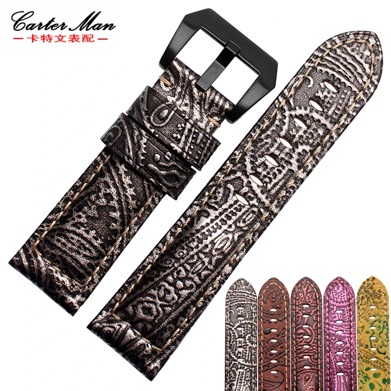 Ремешок из натуральной кожи для часов 22 мм 24 26 мм|leather watchband|genuine leather watchbandgenuine watchband