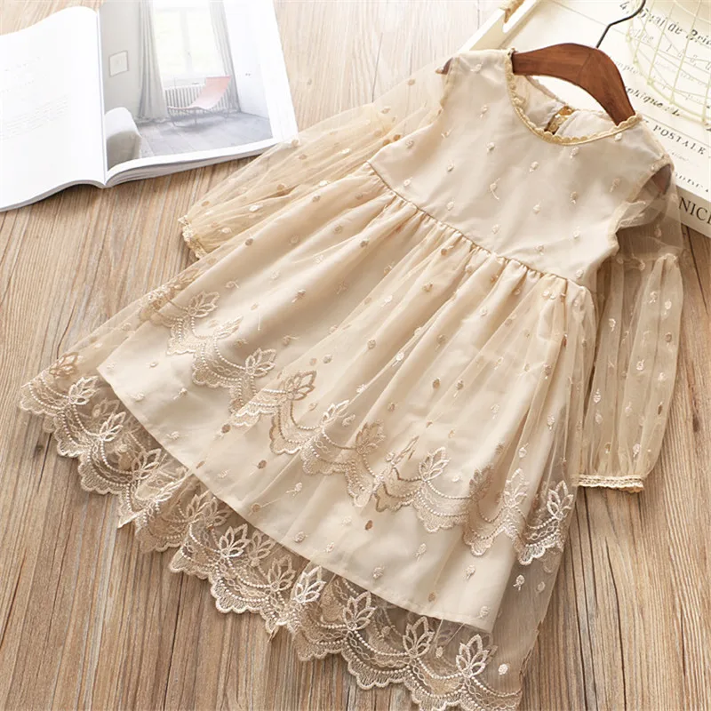 0-6 years High quality girl dress 2019 spring new fashion casual full sleeves kid children clothing princess dresses | Детская одежда и