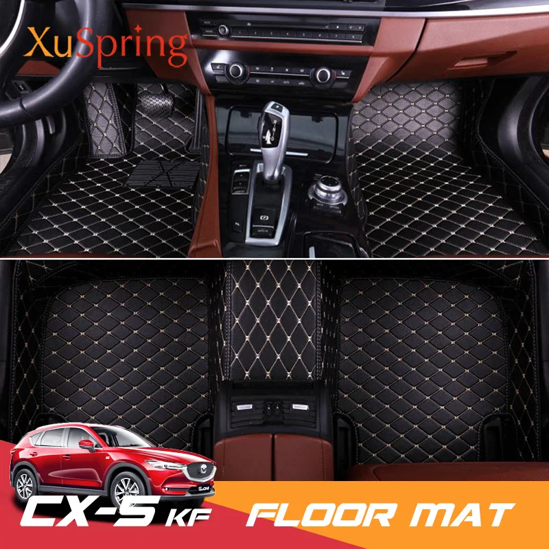 Для Mazda CX 5 CX5 2017 2018 2019 KF LHD Автомобильный коврик ПЭТ чехол Обложка декоративный