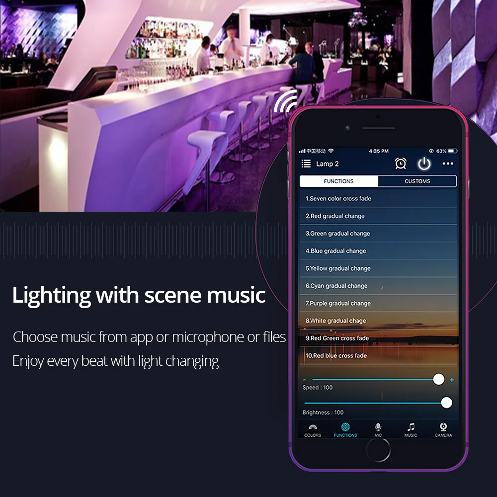 E27 умная WIFI Bluetooth Светодиодная лампа 4 5 Вт 6 RGBW CCT Led свет умное освещение Голосовое