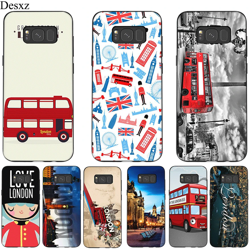 Desxz TPU силиконовый чехол для телефона с принтом «londonbus для samsung GALAXY J6 A3 A5 A30 A10 A40 A50 A70 A7 A8 A9 A6 плюс Защитная крышка