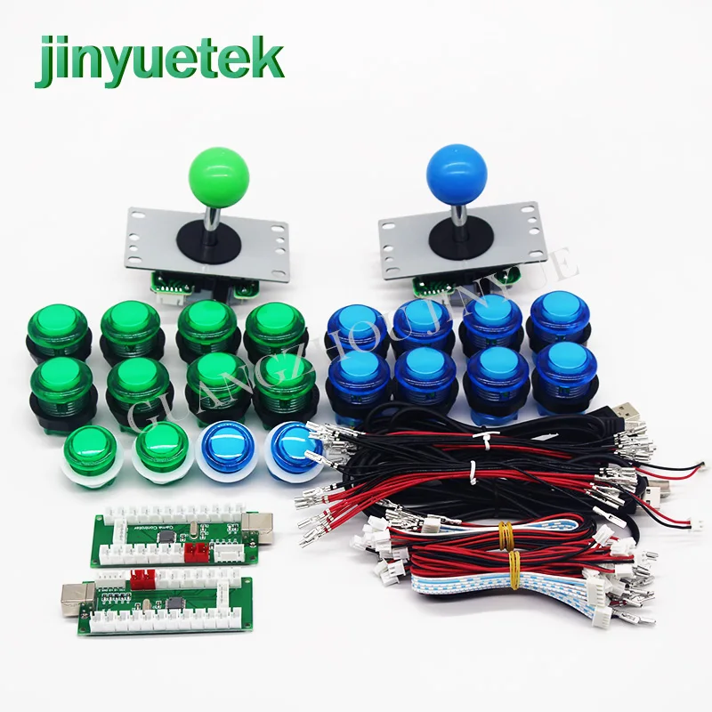 DSHY Аркадный джойстик DIY Kit Нулевая задержка игровой DIY Kit USB энкодер для ПК аркадный джойстик+ кнопки для аркады - Цвет: DSHY