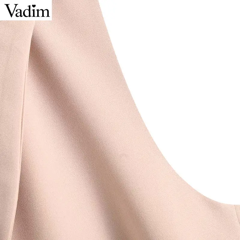 Вадим женские элегантные карман пальто без рукавов Жилеты галстук бабочка пояса