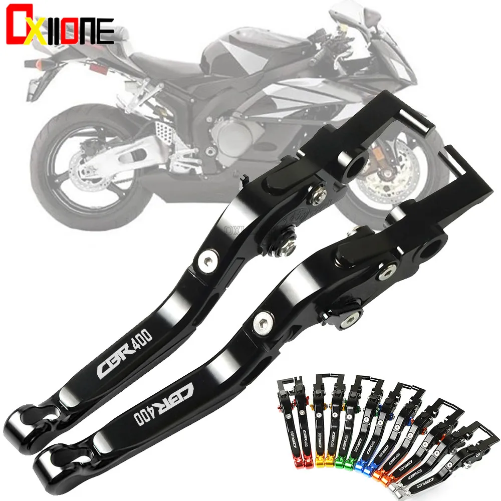С логотипом для Honda CBR400 NC23 NC29 CBR 400 NC 23 29 CNC мотоцикл Регулируемая Складная
