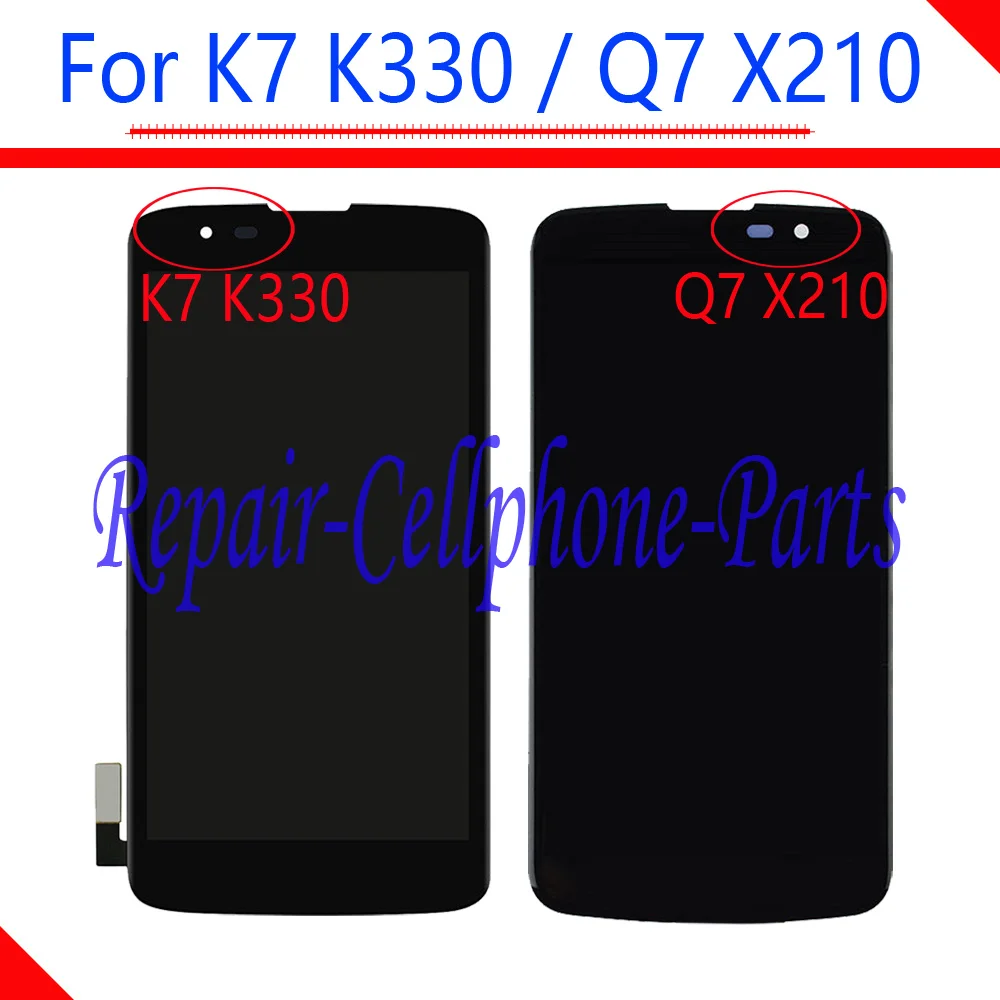 Новый для LG Q7 X210 x210ds X210g X210MB полный ЖК дисплей + кодирующий преобразователь