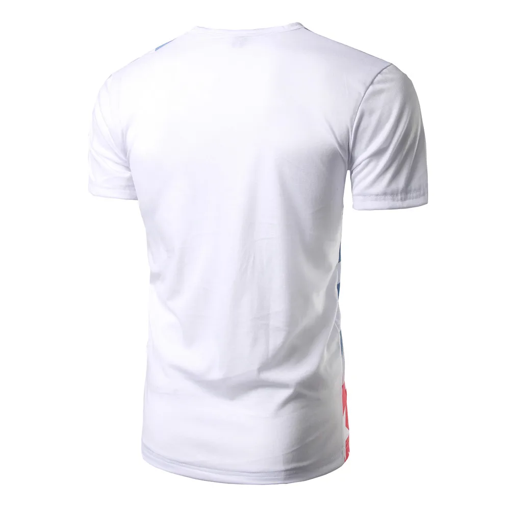 2018 новый модный бренд мужской Slim Fit Футболка персонализированная печать Для