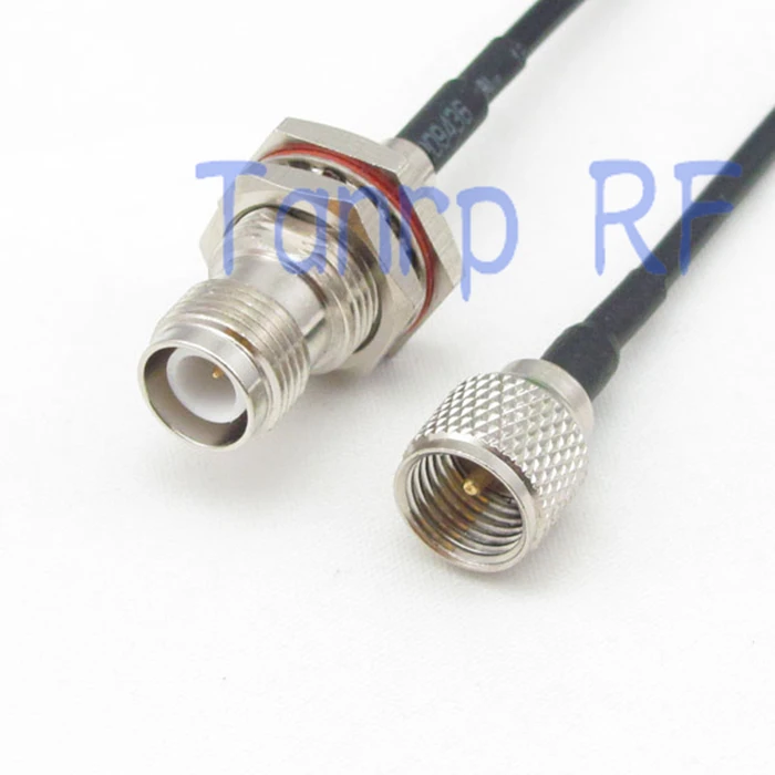 

10pcs 6in mini UHF male plug to RP-TNC female jack RF connector adapter 15CM Pigtail coaxial jumper cable RG174 extension cord