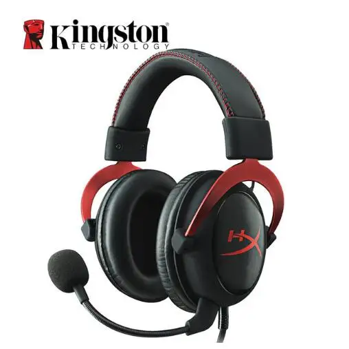 Кингстон Клауд II наушники Hi-Fi 7.1 Surround Sound для игр с микрофоном для компьютера и мобильного телефона.