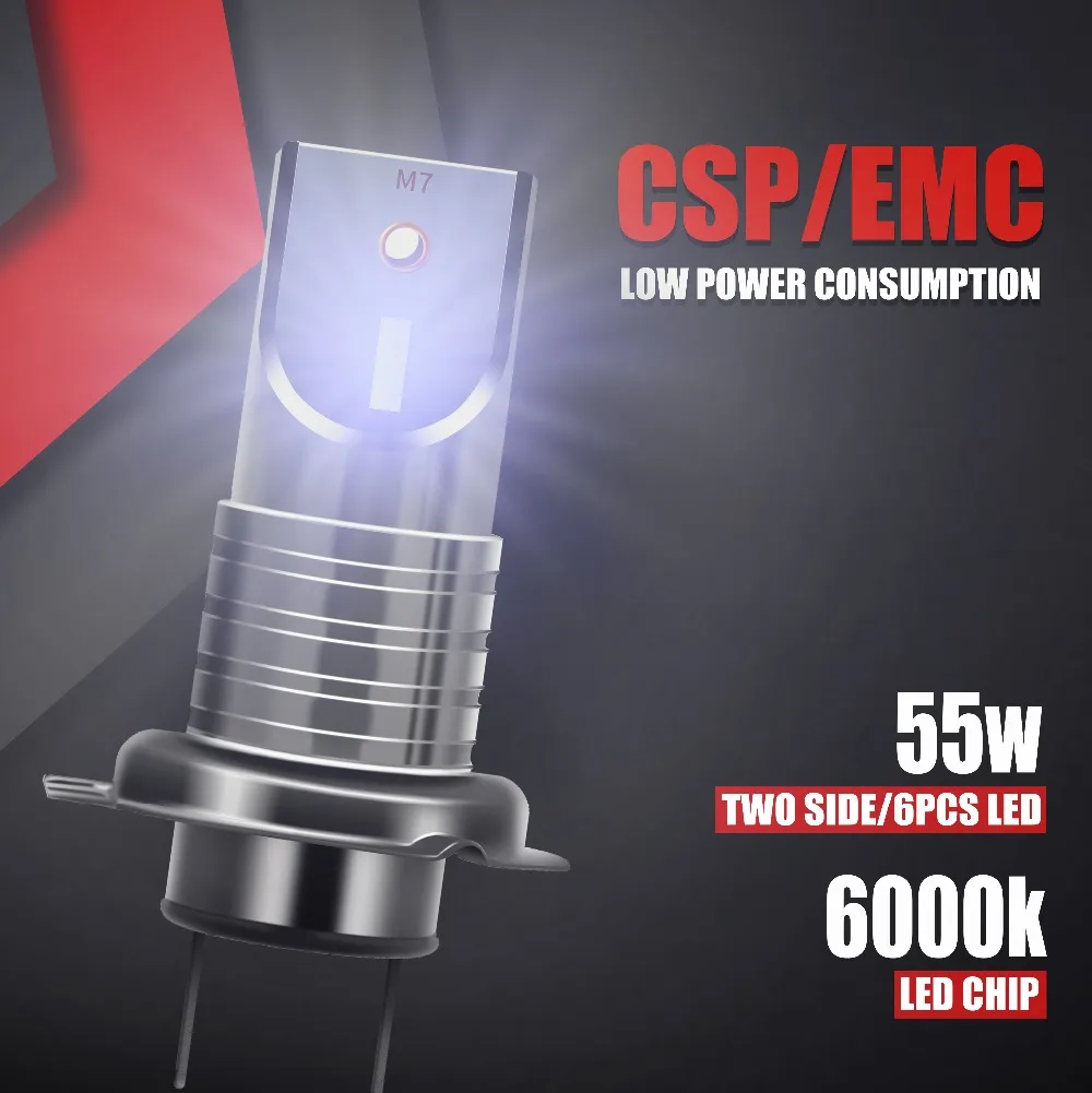 110 Вт 20000LM H7 светодиодный комплект фар для Philips CSP чип Автомобильная фара лампа M7