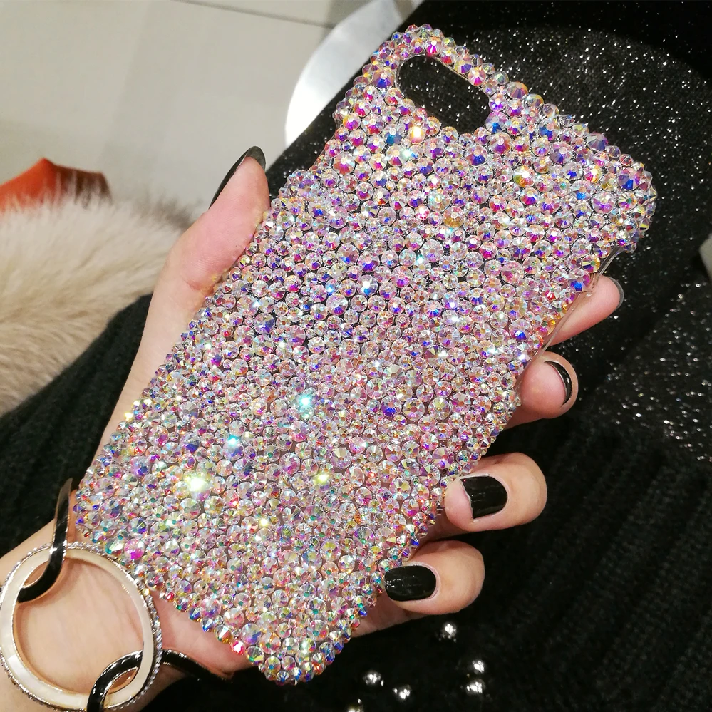 Fully jewelled Shiny Glitter Diamond Phone Case For Samsung Galaxy J7 Prime 2 MAX Duo Neo Nxt J2 Core Pro 2018 Cases Cover |