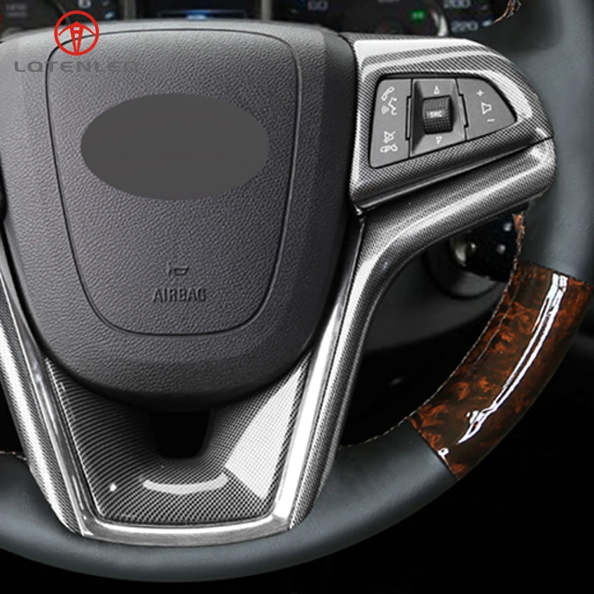 LQTENLEO под дерево черный кожаный чехол рулевого колеса автомобиля для Chevrolet Malibu 2011- вольт Camaro 2011- Aveo