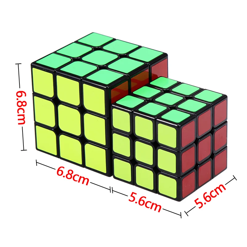 Скоростной кубик QIYI 3x3x3 6 8 см волшебный кубик-головоломка антистресс