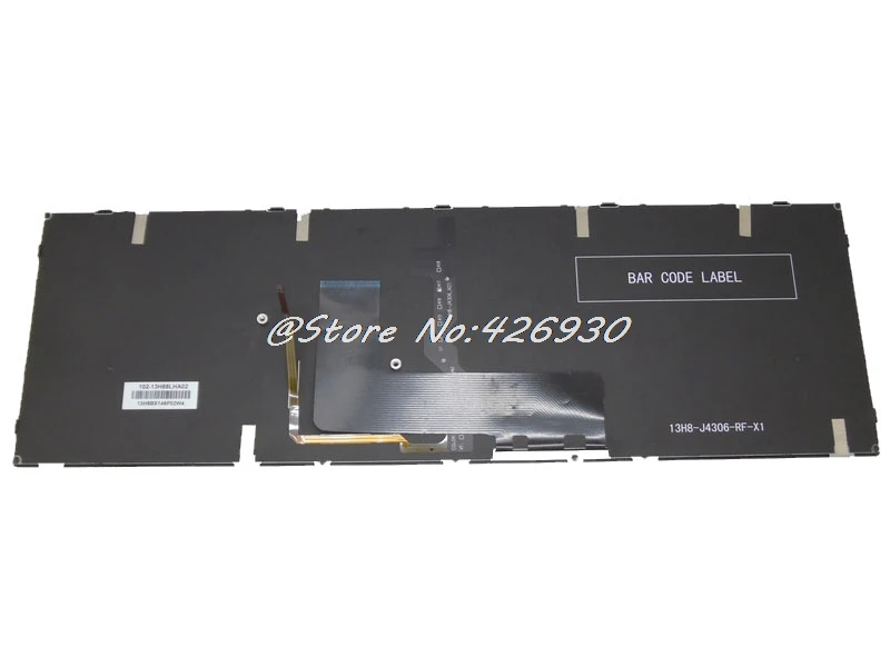 Клавиатура с подсветкой для CLEVO P650 MP 13H83SUJ430B6 13H86CHJ430B Бразилия BR|laptop keyboard|keyboard