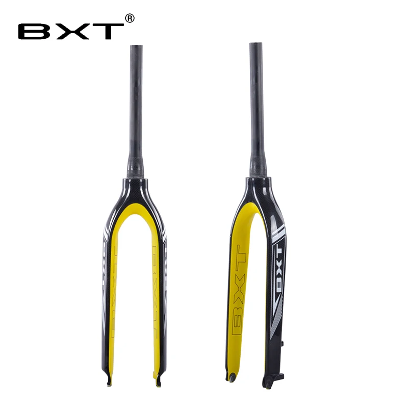 BXT Tapered 29 дюймовый горный велосипед передняя вилка из углеродного волокна MTB