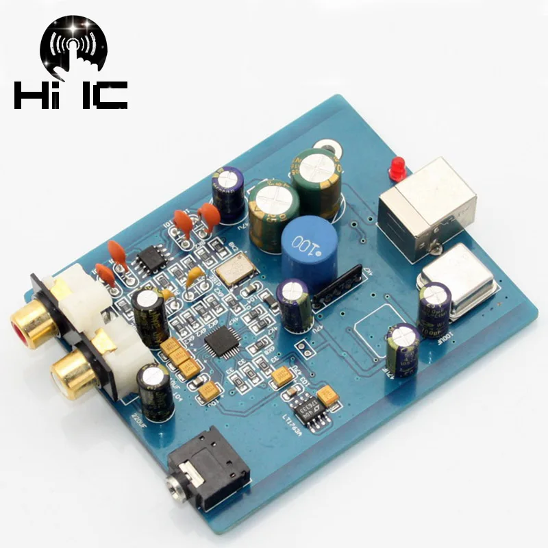 HIFI аудио ES9018K2M SA9023 USB DAC декодер плата внешняя звуковая карта поддержка 24 бит