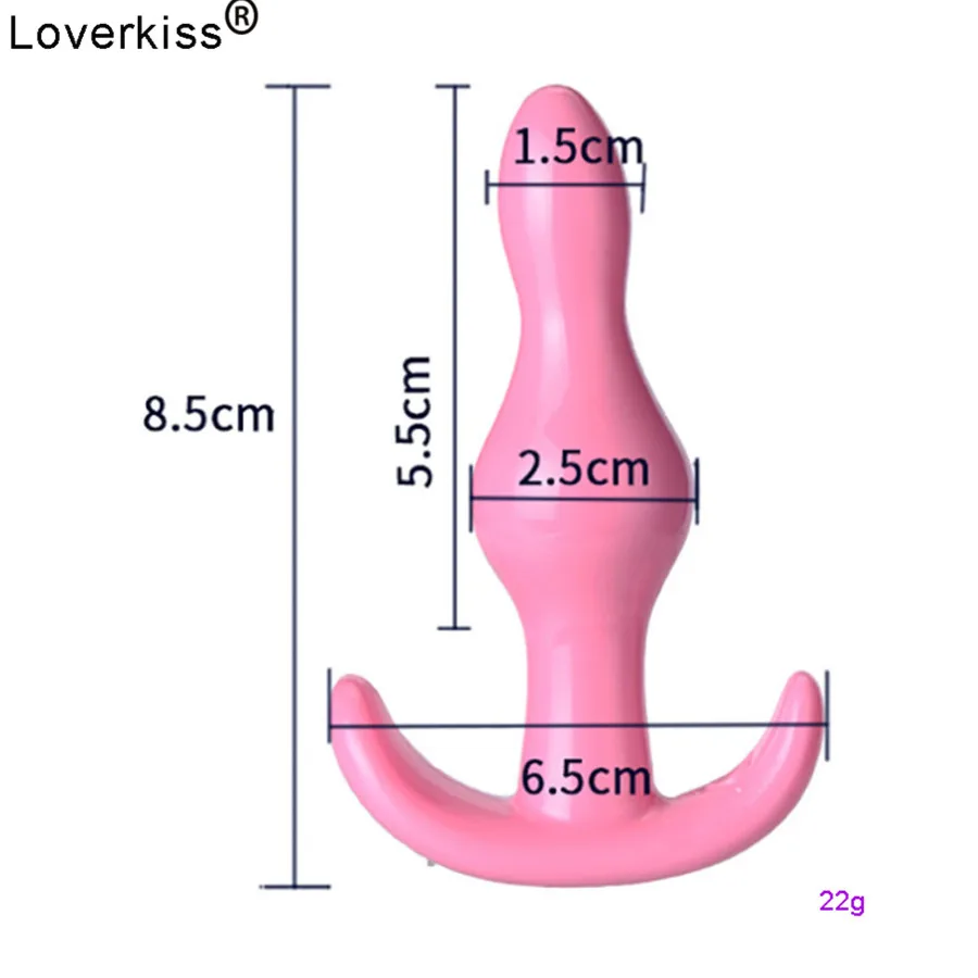 Анальная пробка Loverkiss массажер простаты анальные шарики фаллоимитатор