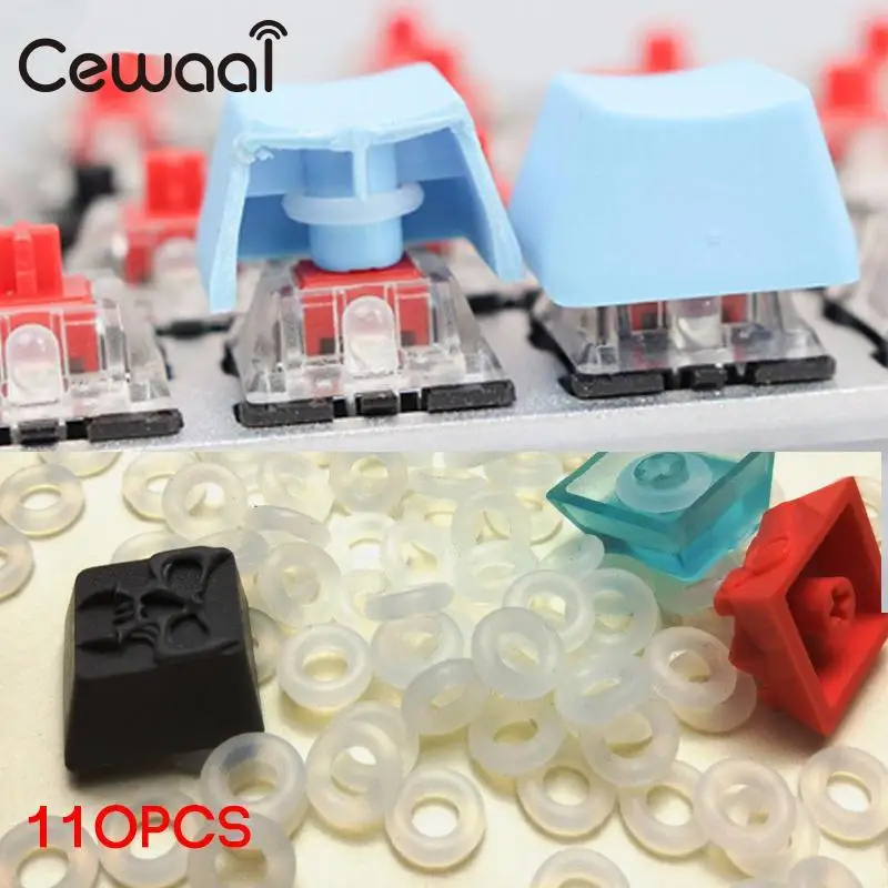 Уплотнительное кольцо Cewaal 110 шт. Демпферы для клавиатуры Cherry MX механический