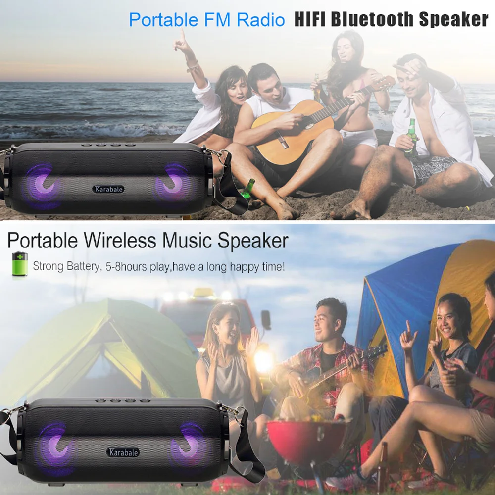 Большой Мощность Bluetooth Динамик супер бас Портативный Беспроводной громкий s