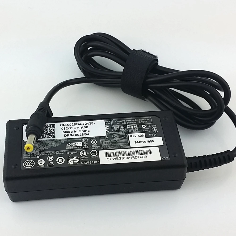 Оригинальный блок питания 65 Вт для HP Compaq nx6115 NC6200 nc8230 nc6000|adapter for hp|for hpac adapter charger |