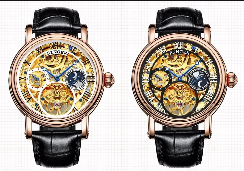 Скелет Мужские часы лучший бренд класса люкс Tourbillon Автоматические Мужские механические часы бизнес кожа водонепроницаемые часы Relogio