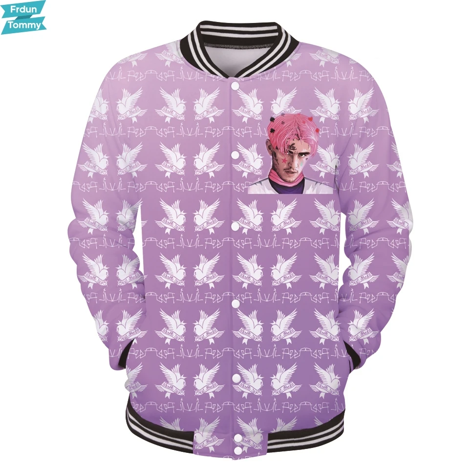 

Lil Peep 3D Print Baseball Jacket Men/ Women Hip Hop Young People Favorite Casual Plus Size Oversized 2019 New Cloth