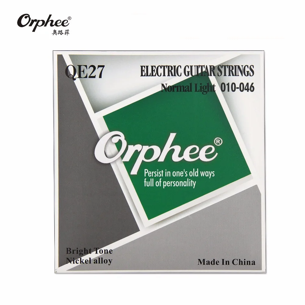 

Струны Orphee QE27 010-046 для электрогитары, гексагональные, суперсветильник, из никелевого сплава, с яркими тонами, аксессуары для гитары