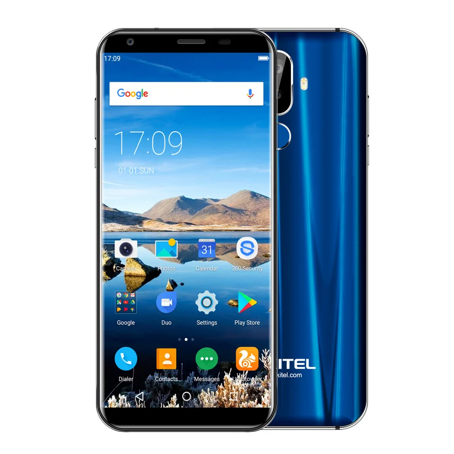 Oukitel K5 18:9 дисплей 5 7 ''HD Android 0 2 Гб ОЗУ 16 ПЗУ MTK6737T четырехъядерный 13 МП 3 камеры 4000