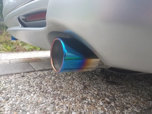 Выхлопная труба из нержавеющей стали для автомобиля хромированная круглая