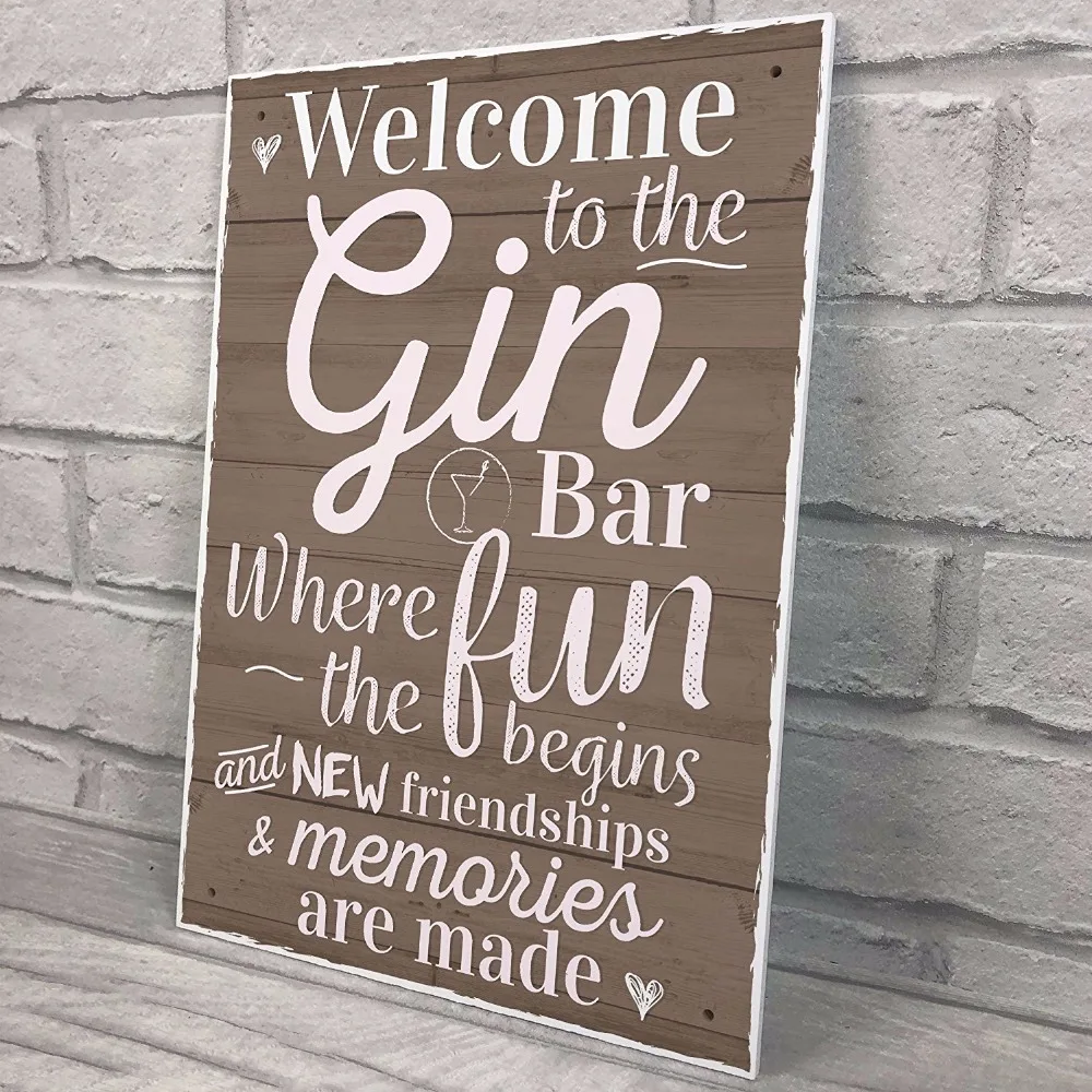 Meijiafei Gin Bar подвесная табличка Алкогольная вечерние НКА новинка знак на день
