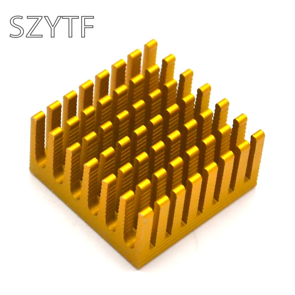 Теплоотвод 28*28*15 мм (золотой слот) Высококачественный радиатор|radiator heating|radiator heat